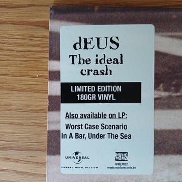 dEUS - The Ideal Crash - LP - 2013