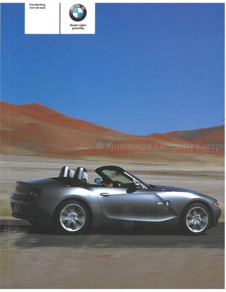 2004 BMW Z4 INSTRUCTIEBOEKJE NEDERLANDS, Autos : Divers, Modes d'emploi & Notices d'utilisation