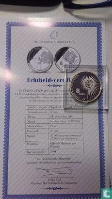 Portugal 8 euro 2004 (PROOF) European Union enlargment, Timbres & Monnaies, Monnaies | Europe | Monnaies euro, Envoi
