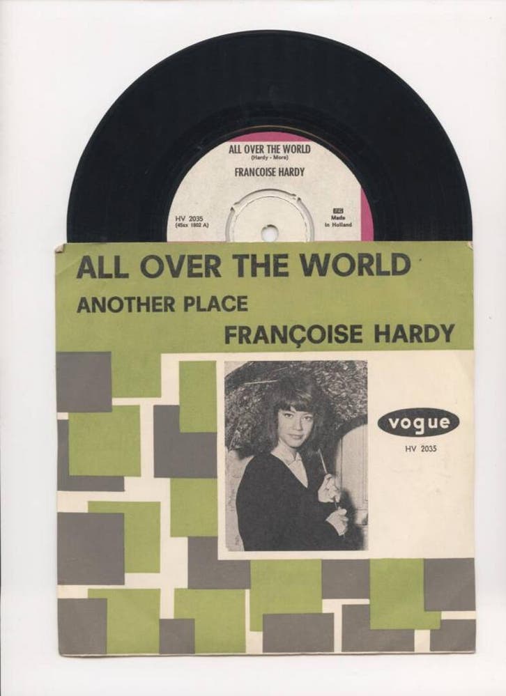 Françoise Hardy – All Over The World / Another Place (1-7-V, Cd's en Dvd's, Vinyl Singles, Ophalen of Verzenden