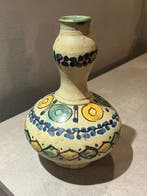 Faience bottle vase - Céramique - Maroc - late 19th century, Antiquités & Art