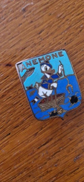 Metaal - Broche - Insigne van de mijnenveger Anémone, Nieuw