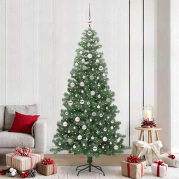 vidaXL Kerstboom Groen 240 cm PVC, Diversen, Verzenden, Nieuw