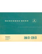1970 MERCEDES BENZ E KLASSE INSTRUCTIEBOEKJE