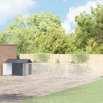 vidaXL Vogelkooi Antraciet 821,5 x 111 x 142 cm Gegevens, Dieren en Toebehoren, Verzenden, Nieuw