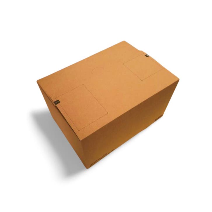 Autolock verzenddoos 284x184x167 mm enkelgolf karton bruin, Zakelijke goederen, Stock en Retail | Verpakking en Verzending, Ophalen of Verzenden