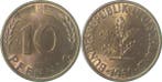 Duitsland Fehlpraegung 10 Pfennig 1950 D rote Plattierung, Verzenden