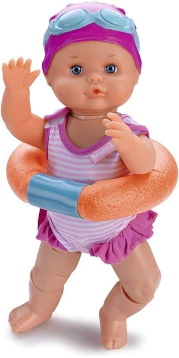 Zwempop 35cm interactief | 34% korting | Retour deal, Kinderen en Baby's, Verzenden, Zo goed als nieuw, Babypop