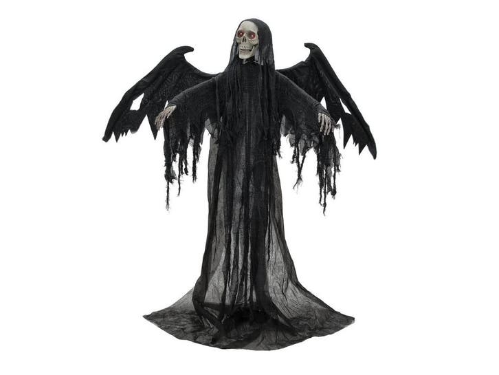 EUROPALMS Halloween Black Angel 175x100x66cm Licht Geluid, Muziek en Instrumenten, Microfoons