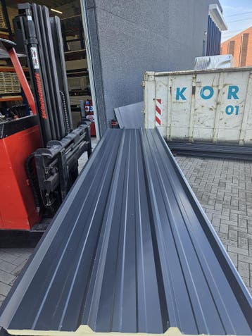 Dakpanelen 30mm Eco antraciet RAL7016 – direct leverbaar, Verzenden, Nieuw