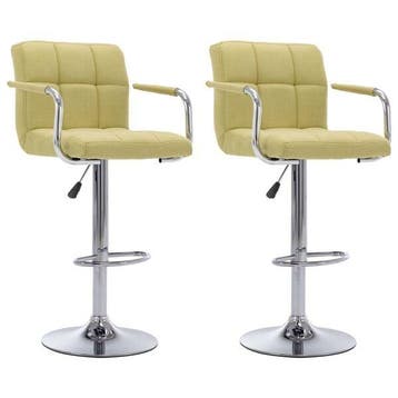 Lot 2 chaises de bar vert - Petit prix - Jusqua epuisement, Verzenden