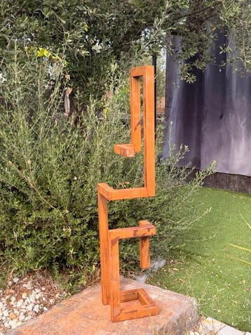 Ana Lucia B.M - Sculpture Corten - XL - No Reserve