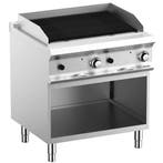 Lavasteengrill | DOMINA PRO 700 | Gas | Oppervlak 704x475, Verzenden, Nieuw in verpakking