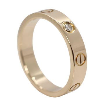 Cartier - Ring - Love smalll ring - 18 karaat Roségoud - 1, Handtassen en Accessoires, Ringen, Nieuw
