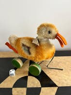 Steiff - Jouet Eend op wielen (trekdier) - 1960-1970 -, Antiek en Kunst