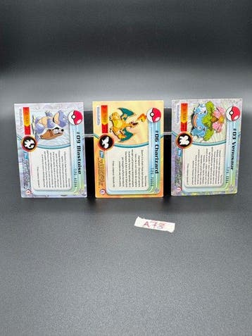 Pokémon - 3 Card - Charizard, Blastoise, Venusaur Foil -, Hobby en Vrije tijd, Nieuw