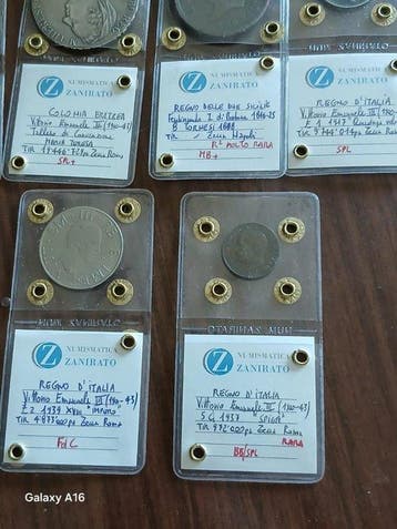. Italie - Italie Lotto 12 monete - anni vari, Postzegels en Munten