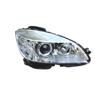 PHARE DROIT XENON POUR MERCEDES C W204 07-11 FOND CHROMÉ, Auto-onderdelen, Verzenden, Nieuw
