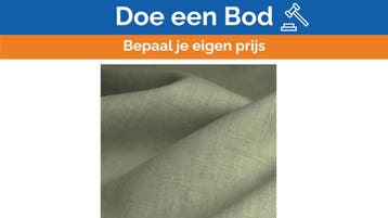 Bieden: Tessuto Lino Oliva 652 green high, Watersport en Boten, Ophalen of Verzenden, Nieuw