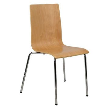 Stoel Hollis | Multiplex (Beuken) | Zithoogte 46cm |, Verzenden