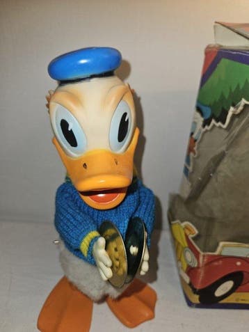 Donald Duck - 1 Wind-up Mechanical Toy - Disney - 1950, Nieuw