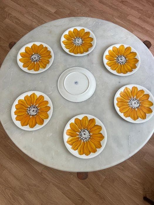 Villeroy & Boch - Ontbijtbord (7) - Keramiek, Antiquités & Art, Antiquités | Meubles | Tables