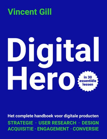 Digital hero 9789492790439 Vincent Gill, Boeken, Verzenden, Zo goed als nieuw, Vincent Gill