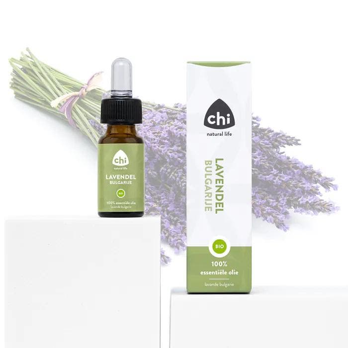 Lavendel Bulgarije Bio Etherische Olie - Chi Natural Life, Sport en Fitness, Gezondheidsproducten en Wellness, Ophalen of Verzenden