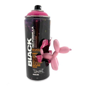 Koen Betjes (1992) - Surprise Balloon Dog Spraycan Pink