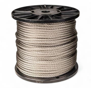 roestvaststaal Staalkabel 6 mm 50 meter roestvrijstaal, Verzenden, Nieuw