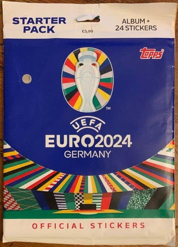 2024 Topps UEFA Euro - 10 Starter pack - Mint (M)