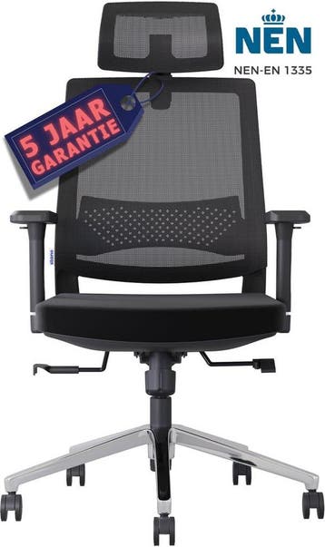 Stane® Ergonomische Bureaustoel met hoofdsteun – Office, Verzenden, Ergonomisch, Nieuw, Bureaustoel