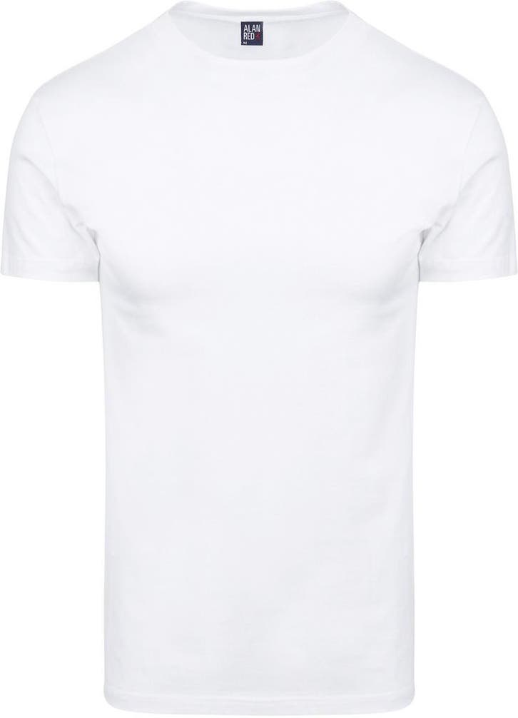 2dekans | Alan Red - 4x T-Shirt - Heren - Derby White - Maat, Kleding | Heren, T-shirts, Ophalen of Verzenden