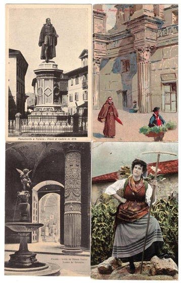 Italië - Stad en Landschap, Kinderen, Europa, Fantasie,, Collections