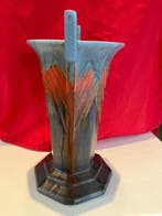 Thulin - Vase à double anse - Faïence - Art déco