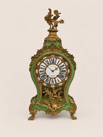 Cartel klok - Antiek Brons - 1750-1800 - Louis XV kartelklok