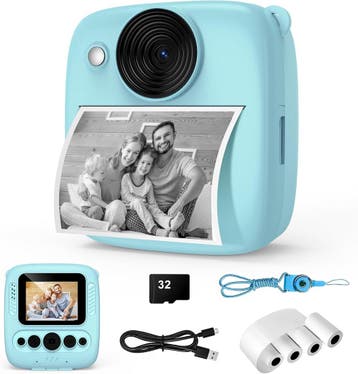 Kinder Instant Camera 48MP | Retour deal | -40% korting, Verzenden, Zo goed als nieuw, Ontdekken, Met geluid