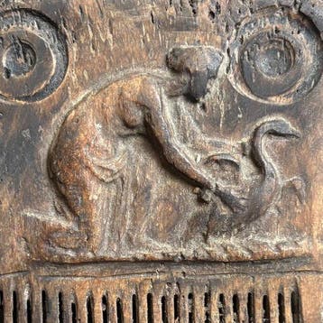 Oud-Romeins, Keizerrijk Been Zeer zeldzame kam - Very rare