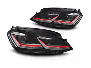Full LED koplampen dynamisch RedLine geschikt voor VW Golf 7, Auto-onderdelen, Verzenden, Nieuw, Volkswagen