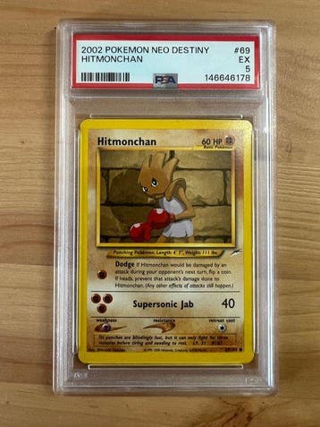 Pokémon - 1 Graded card - Hitmonchan #69 - PSA 5 - WOTC -, Nieuw