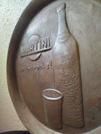 Martini - Metalen bord MARTINI - Reclamebord - koper