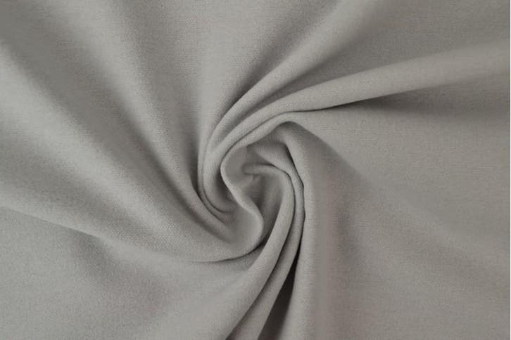 10 meter molton stof - Zilvergrijs, Hobby en Vrije tijd, Stoffen en Lappen, 120 cm of meer, 200 cm of meer, Grijs, Nieuw, Katoen