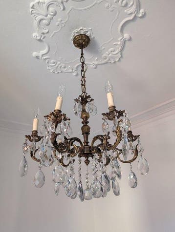 Lustre - Cristal - Baroque, Antiquités & Art