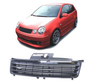 CALANDRE SANS LOGO VOLKSWAGEN VW POLO 01-05 NOIR, Autos : Pièces & Accessoires, Verzenden