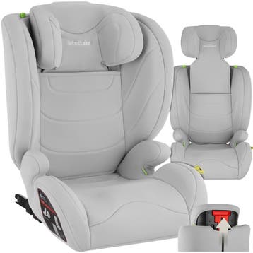 Autostoel Levi, i-Size goedkeuring, met ISOFIX - lichtgrijs, Kinderen en Baby's, Autostoeltjes, Verzenden, Nieuw