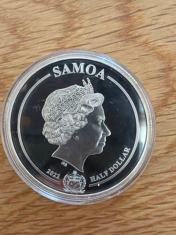 Samoa. 1/2 Dollar 2022 Herr der Ringe - Sam - 1 oz (Zonder