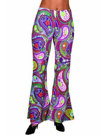 Hippiebroek met band funky colours, Ophalen of Verzenden, Nieuw