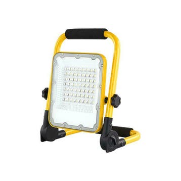 AANBIEDING LED Bouwlamp 30W op Accu IP65 Daglicht wit Euro, Verzenden, Nieuw, Minder dan 50 watt, Lamp met armatuur