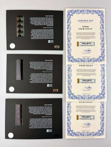 Iron Man – Rare Trilogy Set of 3 Mounted 35mm Film Cells –, Nieuw