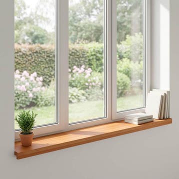 vidaXL Raamprofielen 2 st Lichtbruin 140 x 30 x 2 cm, Verzenden